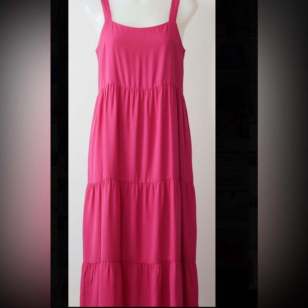 The Drop Pink Maxi Dress With Pockets